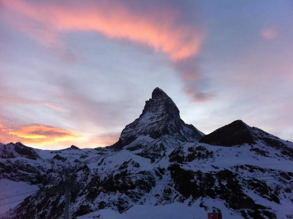 Hotel Schwarzsee - Double Room View - The Matterhorn